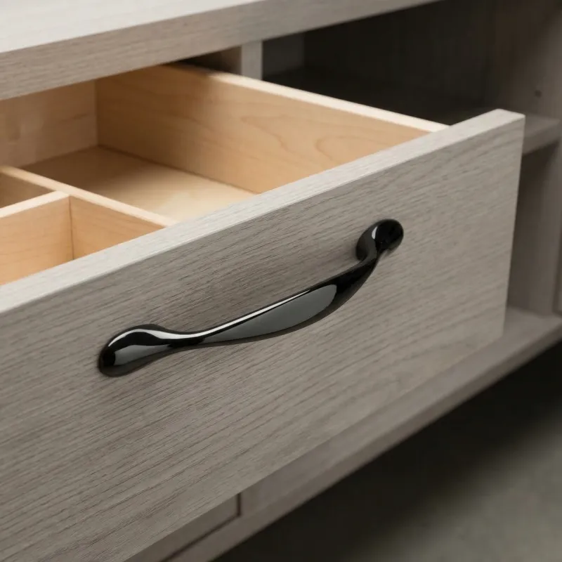 Úchytka LOREN / Černý chrom