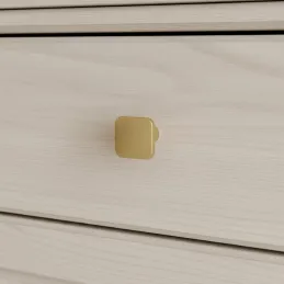 Úchytka knopka LANDRA / Zlatá broušená