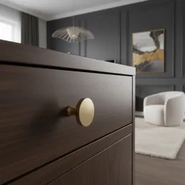 Úchytka knopka MAIRA / Broušená zlatá