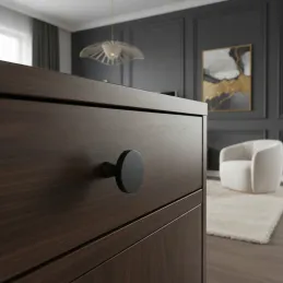 Knopka MAIRA / Černá matná