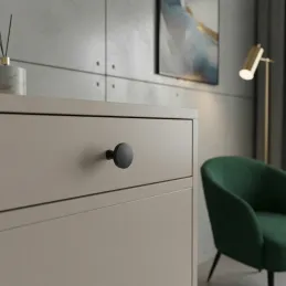 Knopka MAIRA / Černá matná