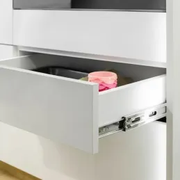 Kuličkový výsuv s tlumením a bezúchytkovým otevíráním 45 mm PRO