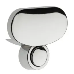 Držák na sklo KAMALA / Lesklý chrom