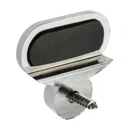 Držák na sklo KAMALA / Lesklý chrom