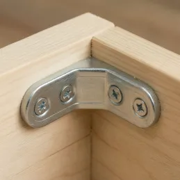 Spojovací úhelník 50 x 50 mm / Nikl