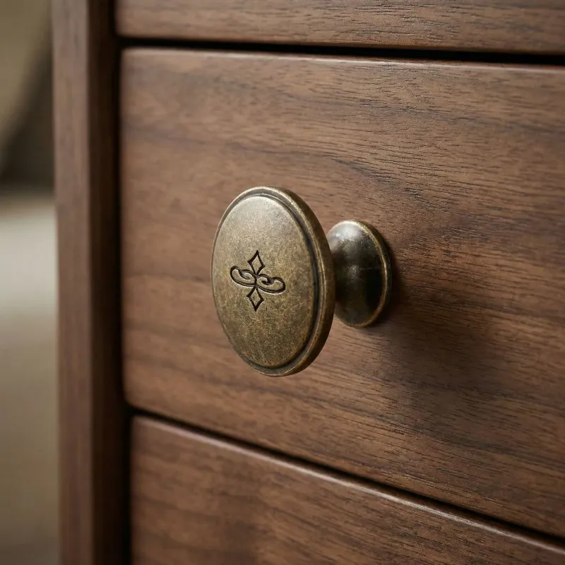 Úchytka knopka MELISSA / Staromosazná