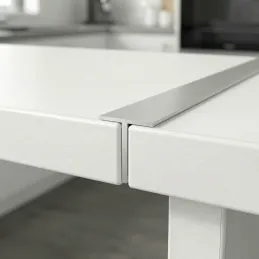 Univerzální spojovací lišta na pracovní desku 38 mm na rovnou ABS hranu / Hliník