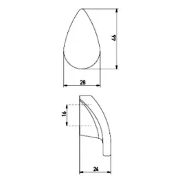 Knopka BEATRIZ / Broušené zlato