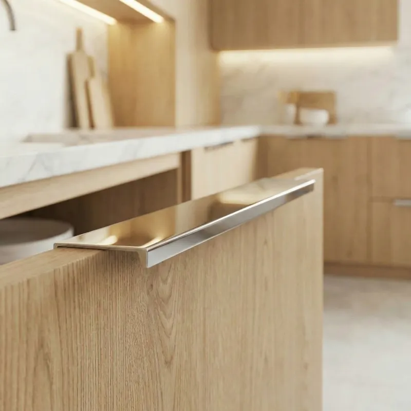 copy of Úchytka na hranu dvířek DIAZ / Černá matná