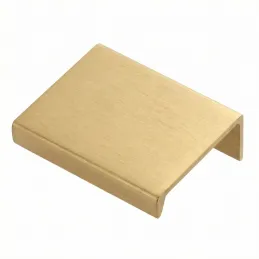 Úchytka na hranu dvířek DIAZ / Zlatá broušená