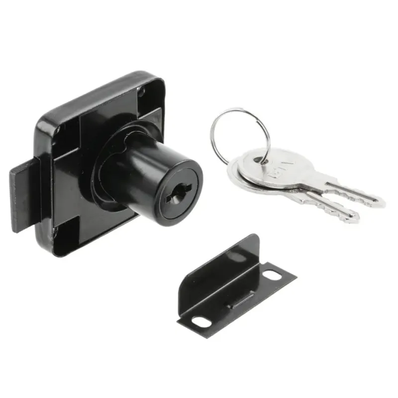 Kovový zásuvkový zámek NEO / Černý