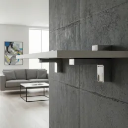 Držák police QUADRO / Lesklý chrom