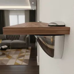 Držák police ARAGON / Lesklý chrom