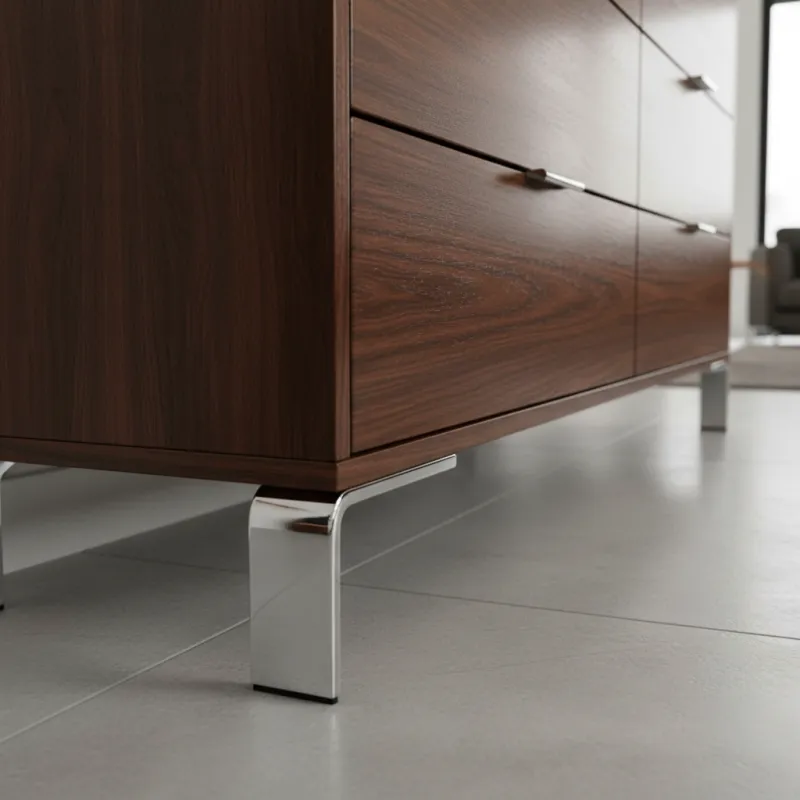 Nábytková nožka SORTE / Lesklý chrom