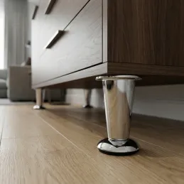 Nábytková nožička PALMA / Lesklý chróm