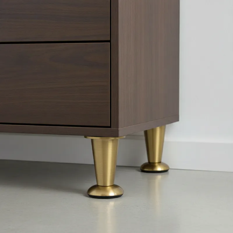 Nábytková nožička PALMA / Broušená mosaz