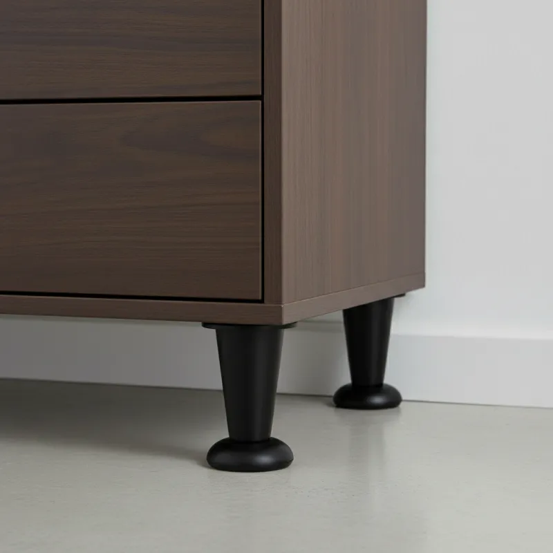 Nábytková nožička PALMA / Černá matná