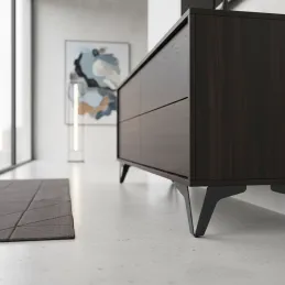 Nábytková noha VENEA / Černá matná