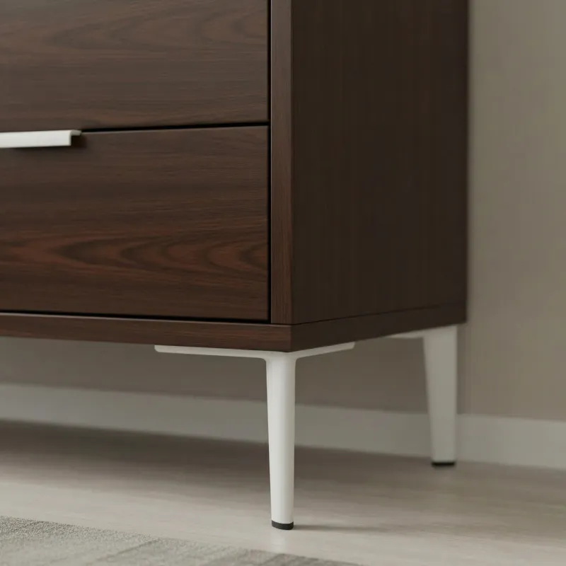 Nábytková nožka GOLEM / Bílá matná