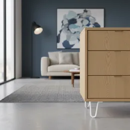 Nábytková nožka WIRE / Bílá matná