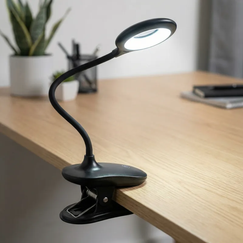 Stolní LED lampa s uchycením ke stolu 4W ALBO / Černá