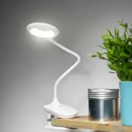 Stolní LED lampa s uchycením ke stolu 4W ALBO / Bílá