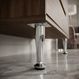 Nábytková nožka EUROPE / Lesklý chrom