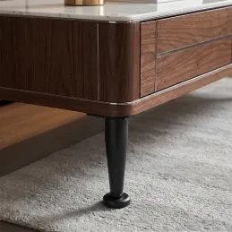 Nábytková nožička EUROPE / Černá matná