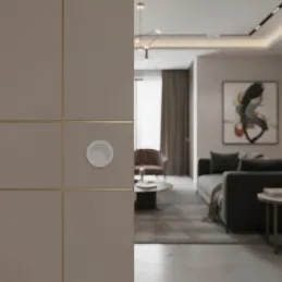 Úchytka na zafrézování STELLA / Bílá matná