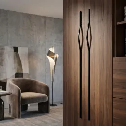 Šatníková úchytka ALEA / Černá matná