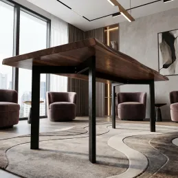 Stolová konstrukce ROXA / Černá matná