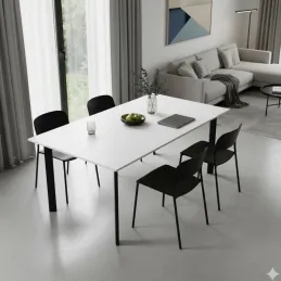 Stolová konstrukce ROXA / Černá matná