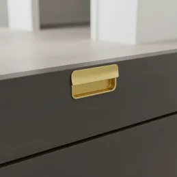 Úchytka na zafrézování RAMONA / Zlatá broušená