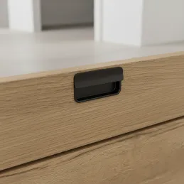 Úchytka na zafrézování RAMONA / Černá matná