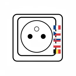Výsuvná elektrická zásuvka HOPBOX FRENCH / Broušený hliník