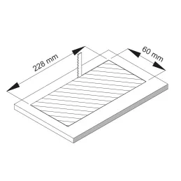 Elektrická zásuvková lišta EUROBOX 2x230V + 1xUSB C+A FRENCH / Černá matná