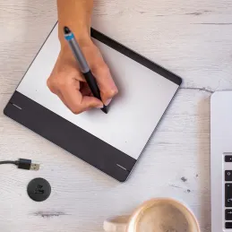 Interiérová 2 x USB A-C nabíječka do stolu 25mm PLUGY / Černá matná