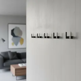 Věšák LIMA / Černá matná
