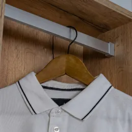 SLIM věšáková tyč na LED pásek s krytkou / Hliník