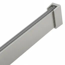 Věšáková tyč 1m SLIM na LED pásek s koncovkami / Hliník