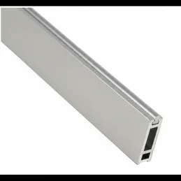 Věšáková tyč 1m SLIM na LED pásek s koncovkami / Hliník