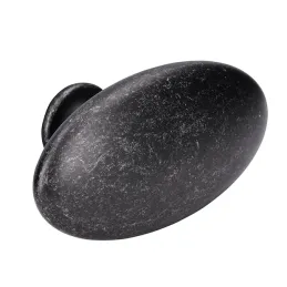 Úchytka knopka ALFREDO / Černá patina