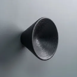 Dřevěná úchytka knopka APOLO / Černé dřevo