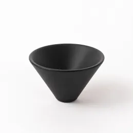 Dřevěná úchytka knopka APOLO / Černá matná