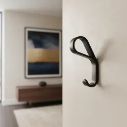 Luxusní věšák DROP / Černá matná