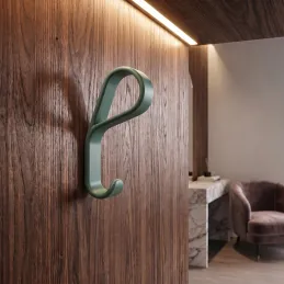 Luxusní věšák DROP / Pastelově zelená