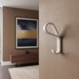 Luxusní věšák DROP / Bílá matná