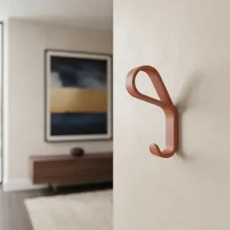 Luxusní věšák DROP / Hnědá