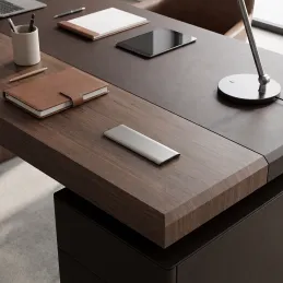Interiérový zásuvkový panel SLIM BOX SCHUKO 3x 230V + USB / Nerez