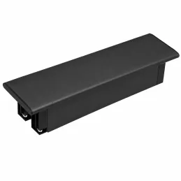 Interiérová zásuvková lišta SLIM BOX SCHUKO 3x 230V / Černá matná